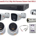 4 Kameralı Ahd 2Mp Kamera Sistemi
